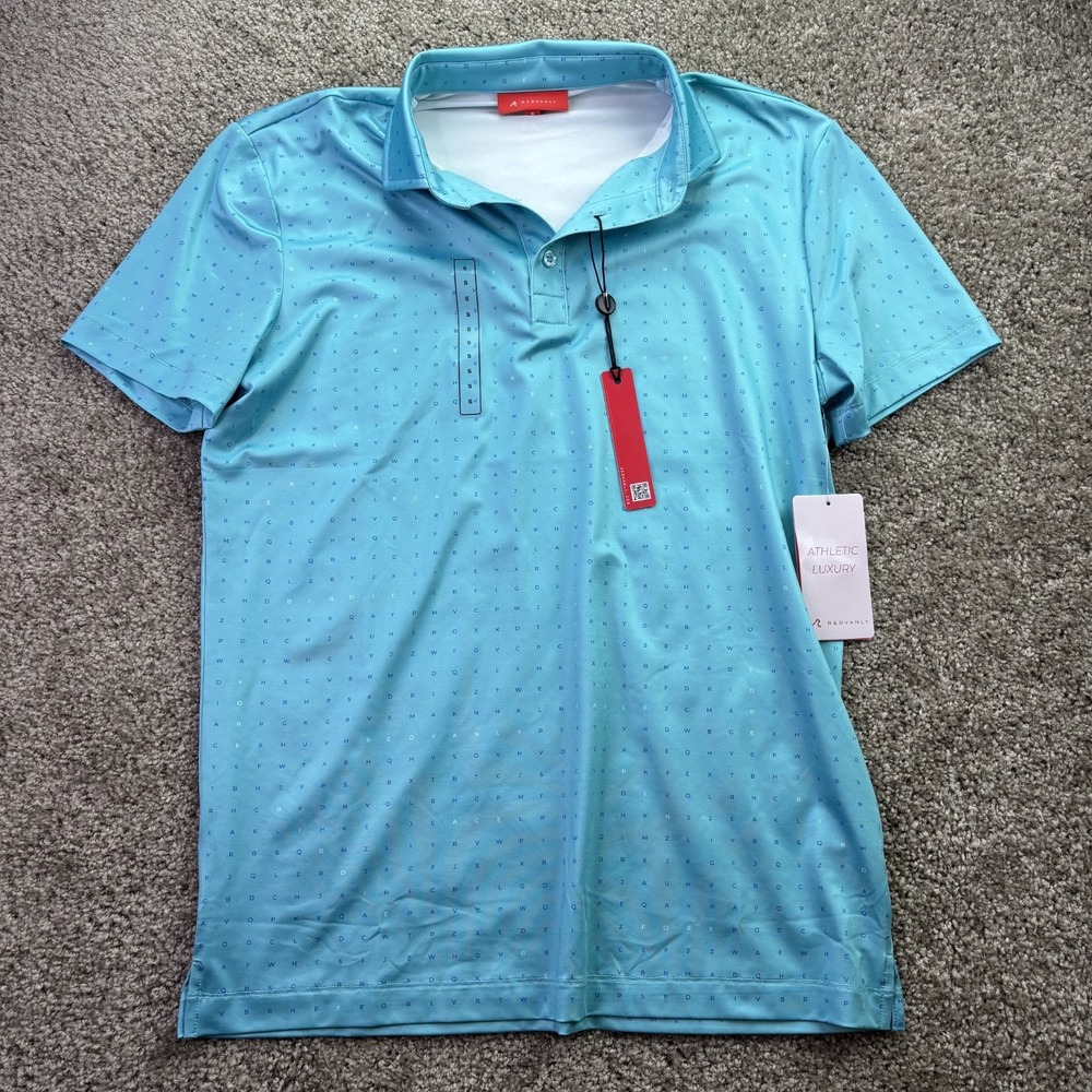 Redvanly Men's Size Small The Times Curacao Golf Performance Polo $110 NEW